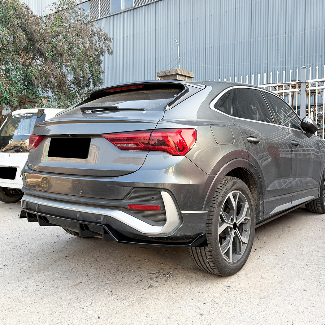 AMP-Z Rear Bumper Spoiler Lip For Audi Q3 F3 Sportback 2019+