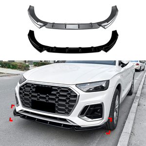 AMP-Z Front Bumper Lip Spiltter For Audi Q5 FY Sline Facelift 2021-2024