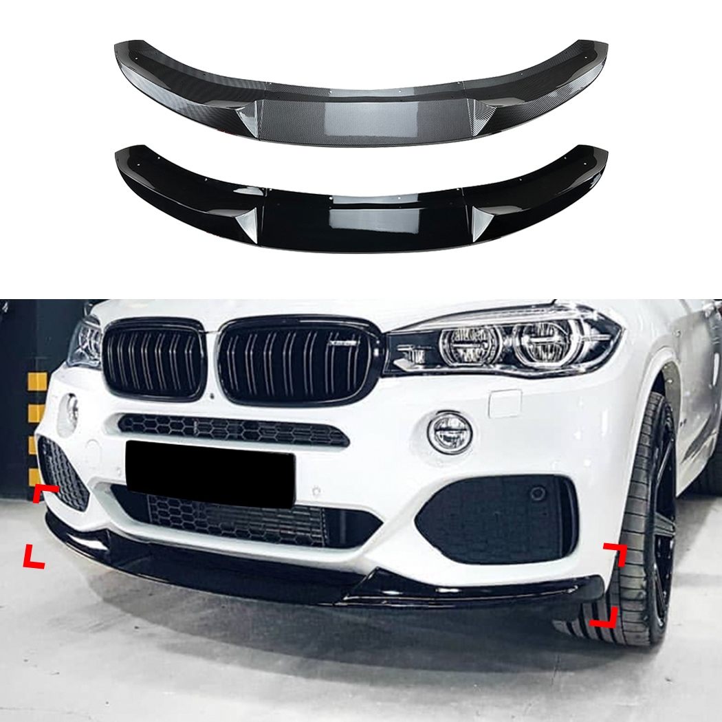 AMP-Z Front Bumper Lip Spiltter For BMW X5 F15 M Sport 2014-2018