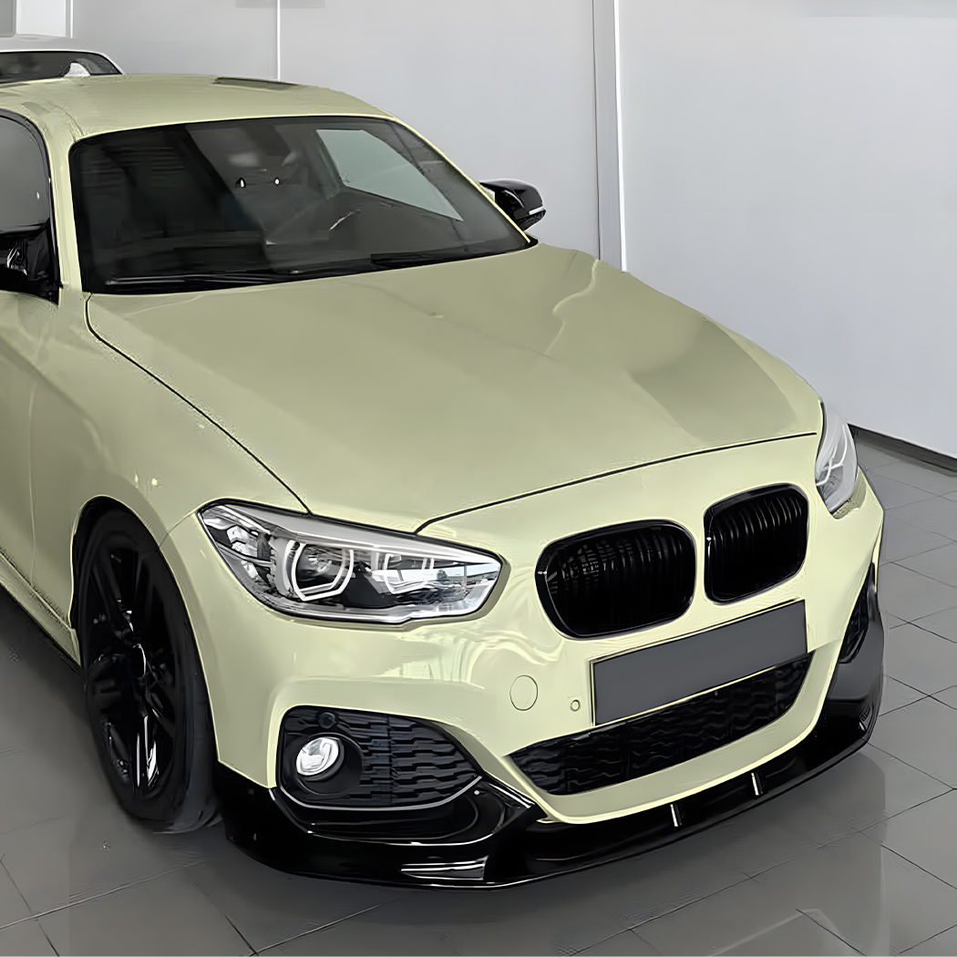 AMP-Z Front Bumper Lip Spiltter For BMW 1 Series F20 F21 LCI M-Pack 2015-2019