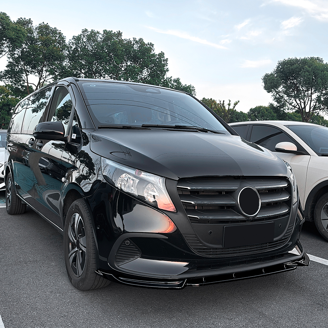 AMP-Z Front Bumper Lip Spiltter For Mercedes Benz Vito W447 2024+