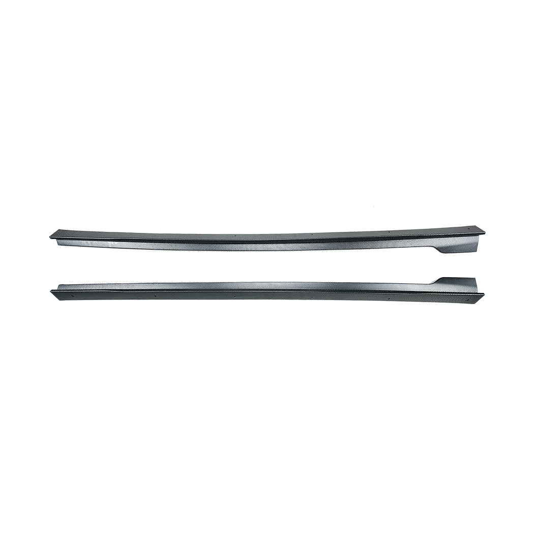 AMP-Z Side Skirt Rocker Panel Splitter Lip For VW Volkswagen Golf MK7 7.5 2013-2016