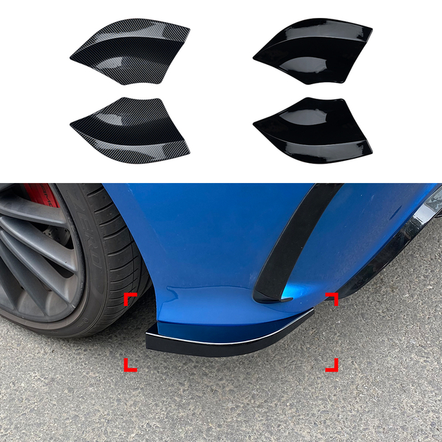 AMP-Z Rear Side Splitter Sticker For Mercedes Benz A Class W176 AMG Line 2013-2018