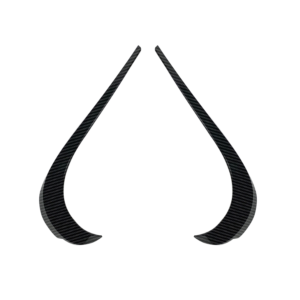 AMP-Z Front Bumper Fins Spoiler Canards For Mercedes Benz GLA Class X156 Facelift AMG-Line 2017-2019