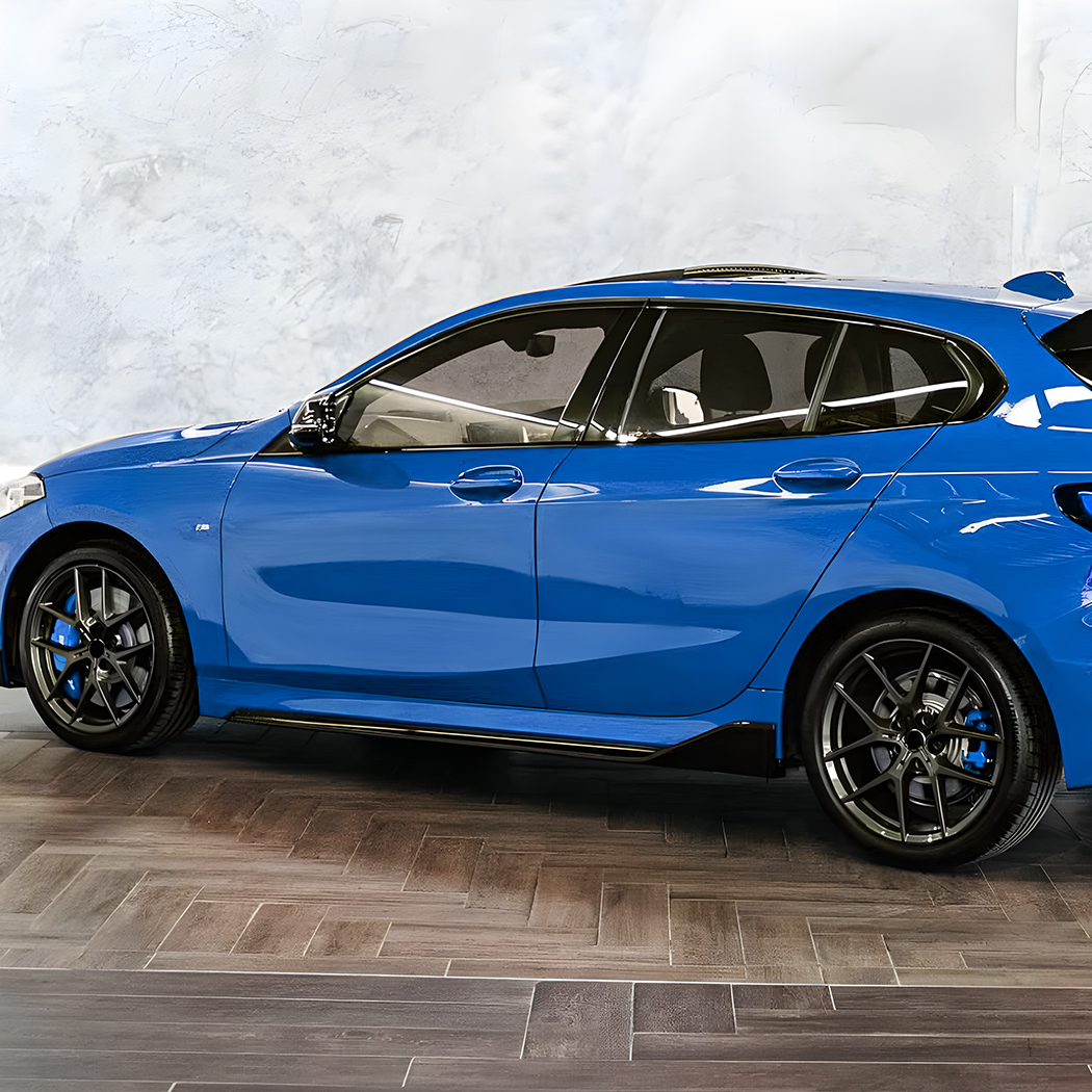 AMP-Z Side Skirt Rocker Panel Splitter Lip For BMW 1 Series F40 M Sport 2019-2024