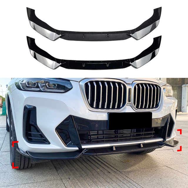 amp-z الأمامي الشفاه الشفاه spiltter لـ BMW X3 G01 X4 G02 2022+