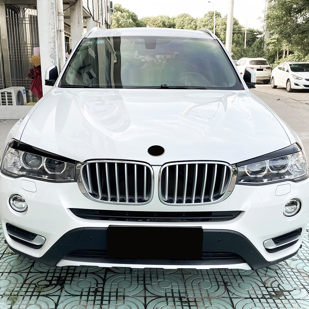 AMP-Z Headlight Eyebrows Eyelids Sticker For BMW X3 F25 X4 F26 2014-2017