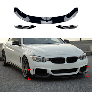 AMP-Z Front Bumper Lip Spiltter For BMW 4 Series F32 F33 F36 M Sport 2014-2020