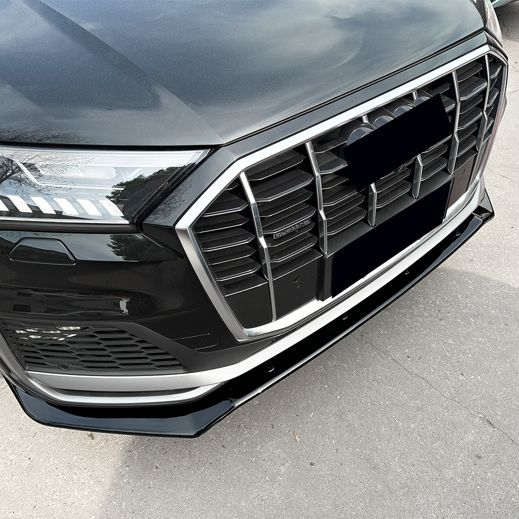 AMP-Z Front Bumper Lip Spiltter For Audi Q7 Sline 2020-2023
