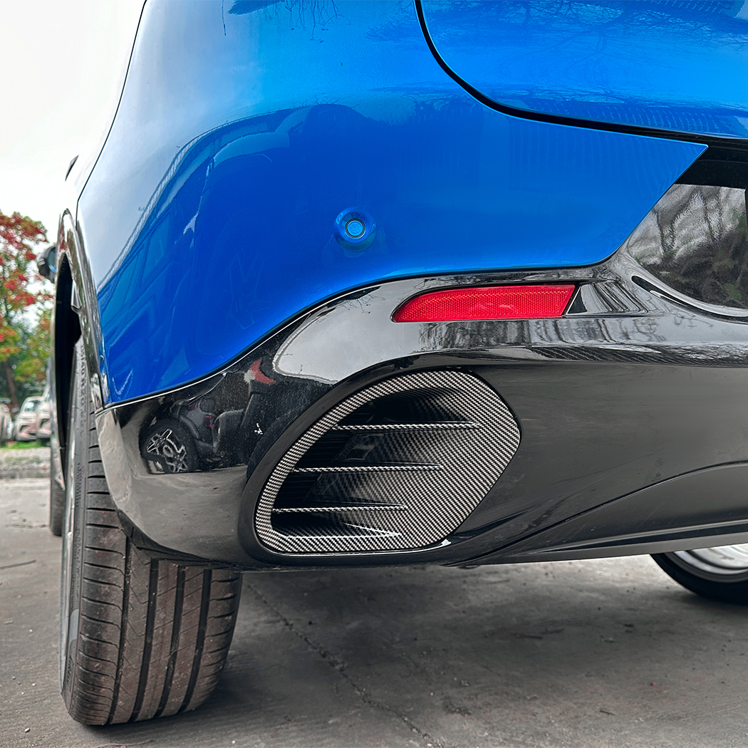 AMP-Z Rear Bumper Fins Spoiler Canards For Alfa Romeo Tonale 2023+ 