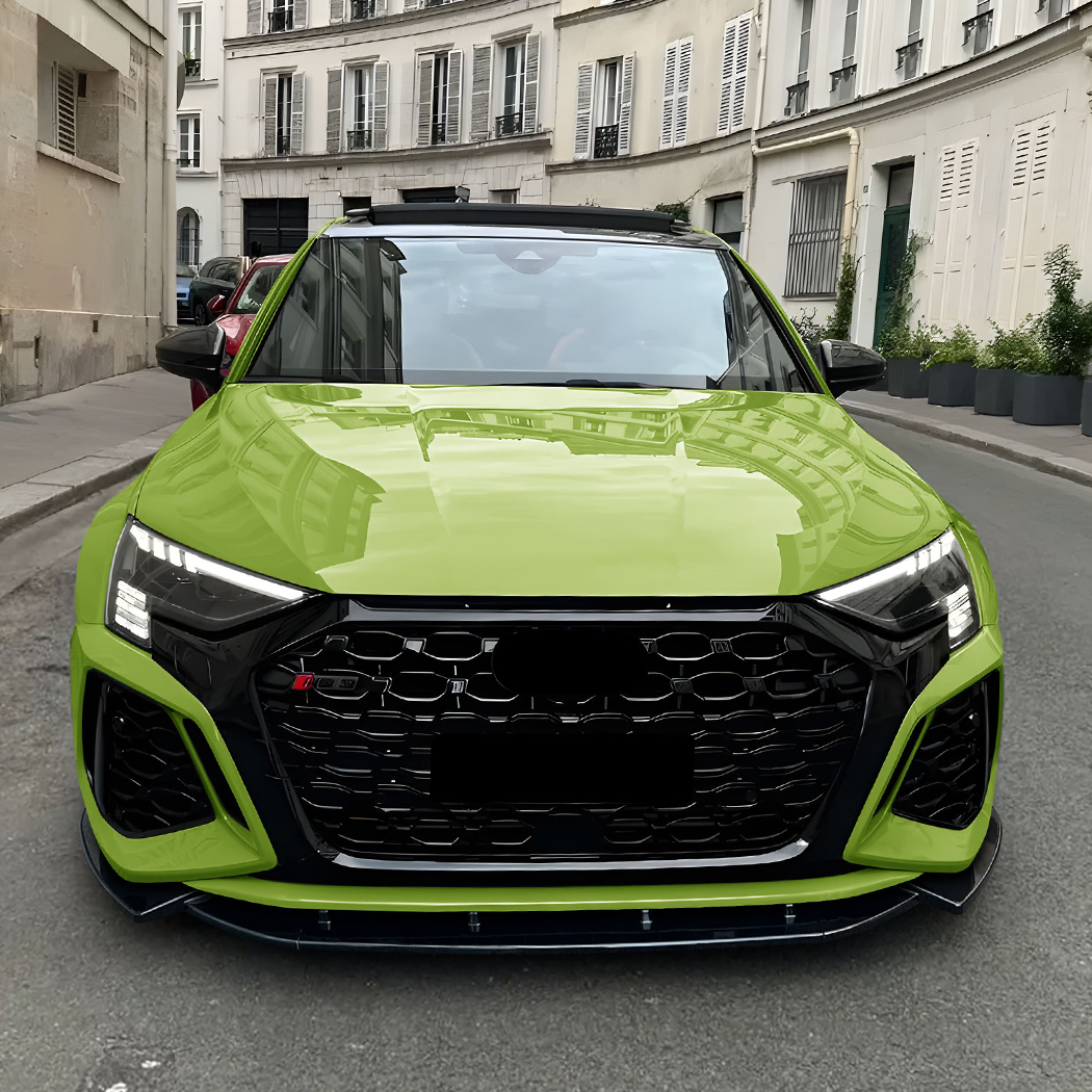 AMP-Z Front Bumper Lip Spiltter For Audi RS3 8Y Pre-Facelift 2021-2024