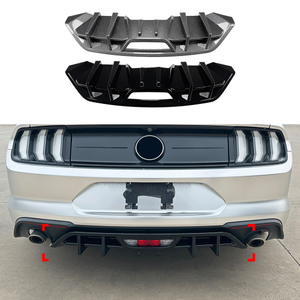 AMP-Z Rear Bumper Spoiler Lip For Ford Mustang MK6.5 2018-2023