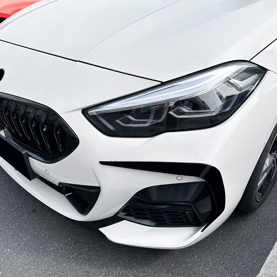 AMP-Z Front Bumper Fins Spoiler Canards For BMW 2 Series F44 M Sport 2020-2024