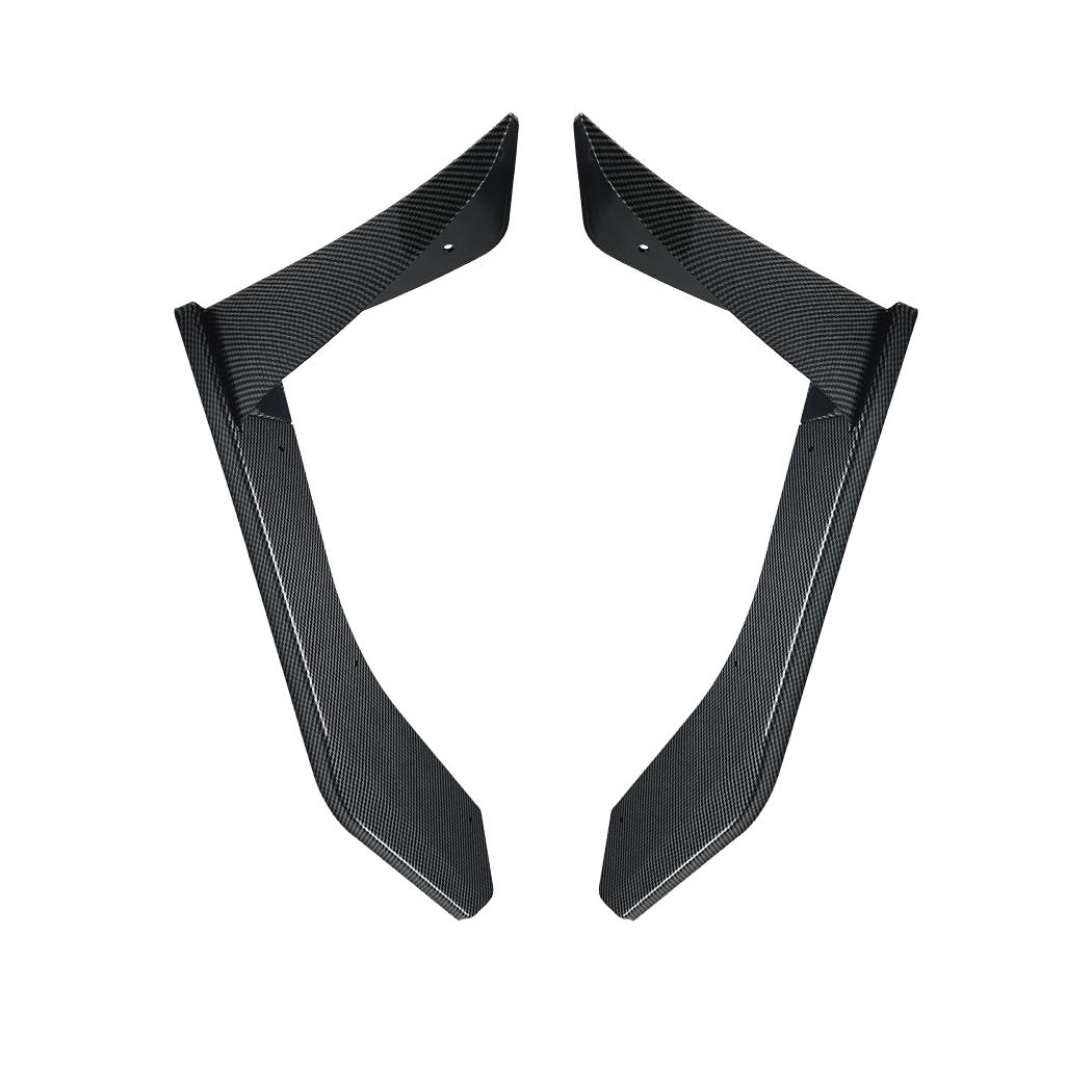 AMP-Z Front Side Splitter Sticker For Ford Mustang MK6.5 2018-2023