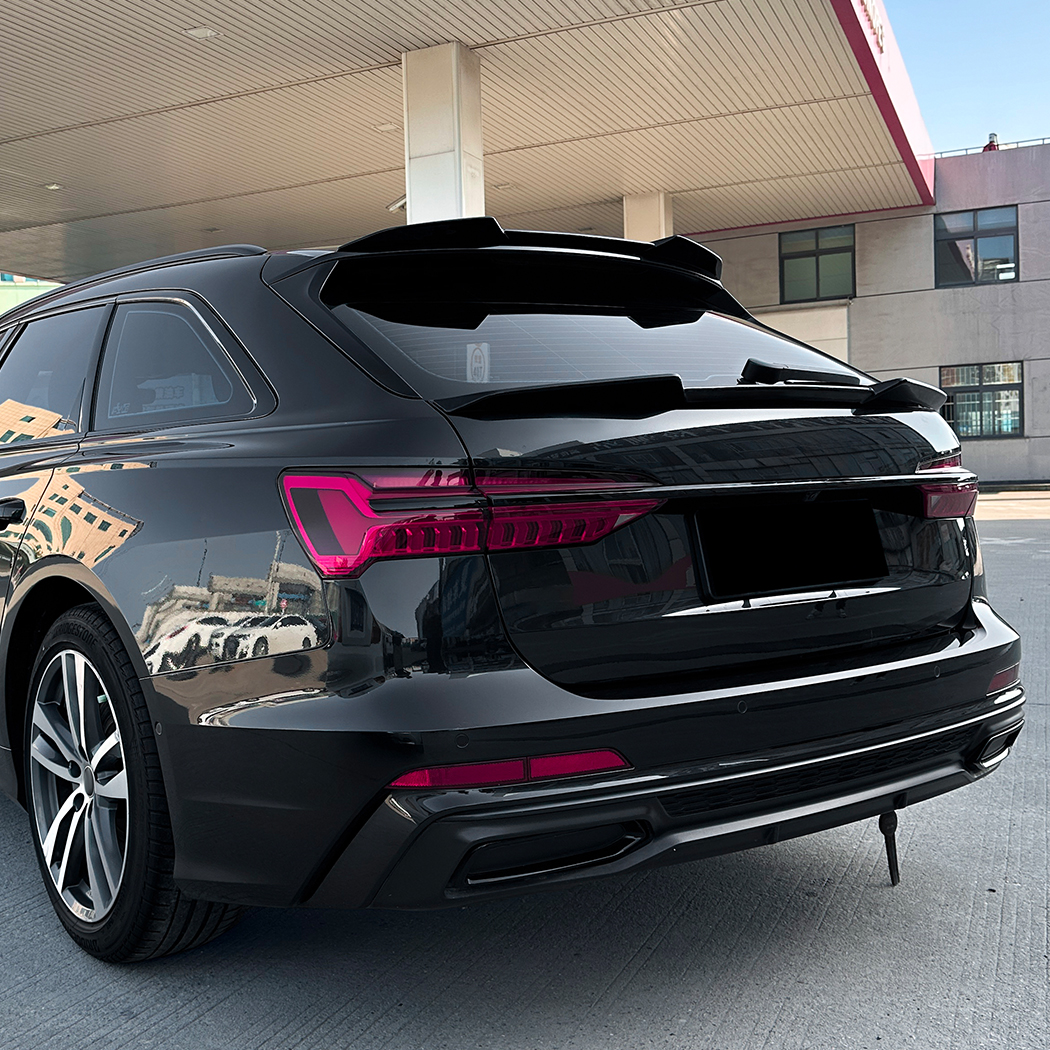 AMP-Z Rear Wing Spoiler For Audi A6 C8 Avant 2019-2024