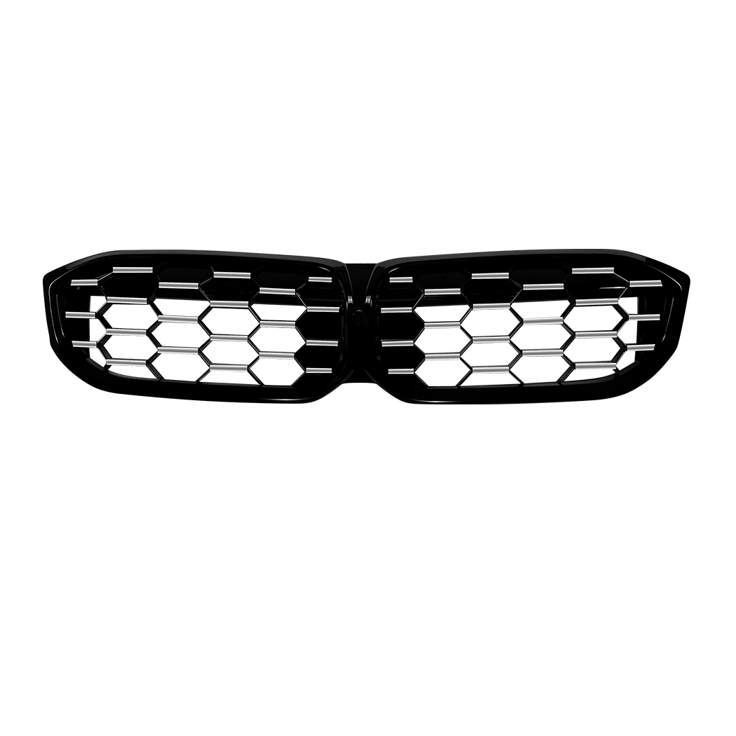 AMP-Z Front Bumper Grille Grill Silver For BMW 3 Series G20 LCI 2023+