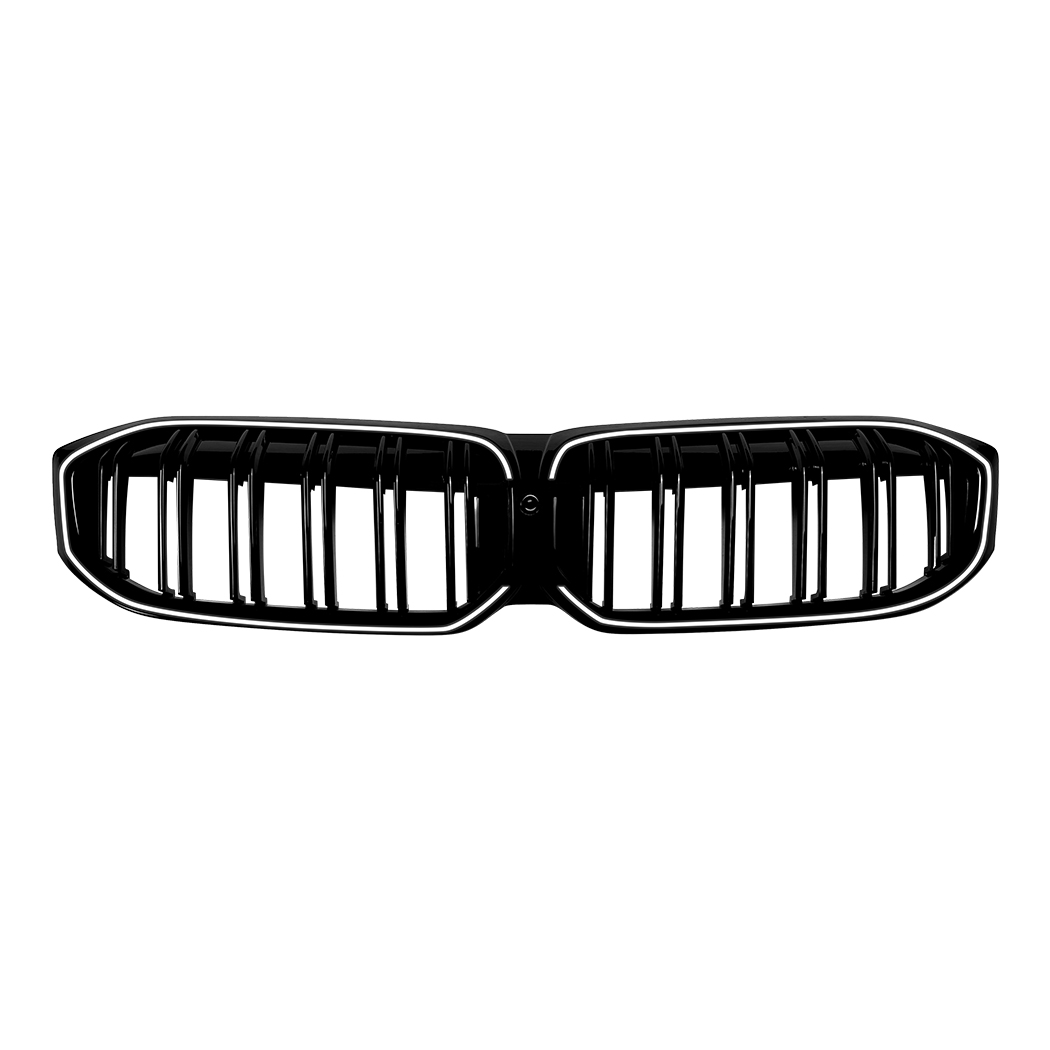 AMP-Z Front Bumper Grille Grill Black For BMW 3 Series G20 G21 LCI 2023+