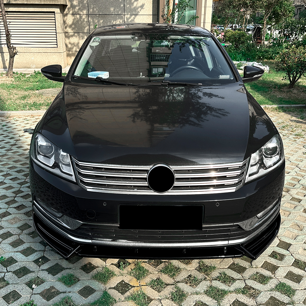 AMP-Z Front Bumper Lip Spiltter For VW Volkswagen Passat B7 Standard 2011-2015