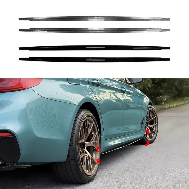 AMP-Z SIDER JURT ROCKER PANNEUR SPLITTER LIP POUR BMW 5 Series G30 G31 2018-2023