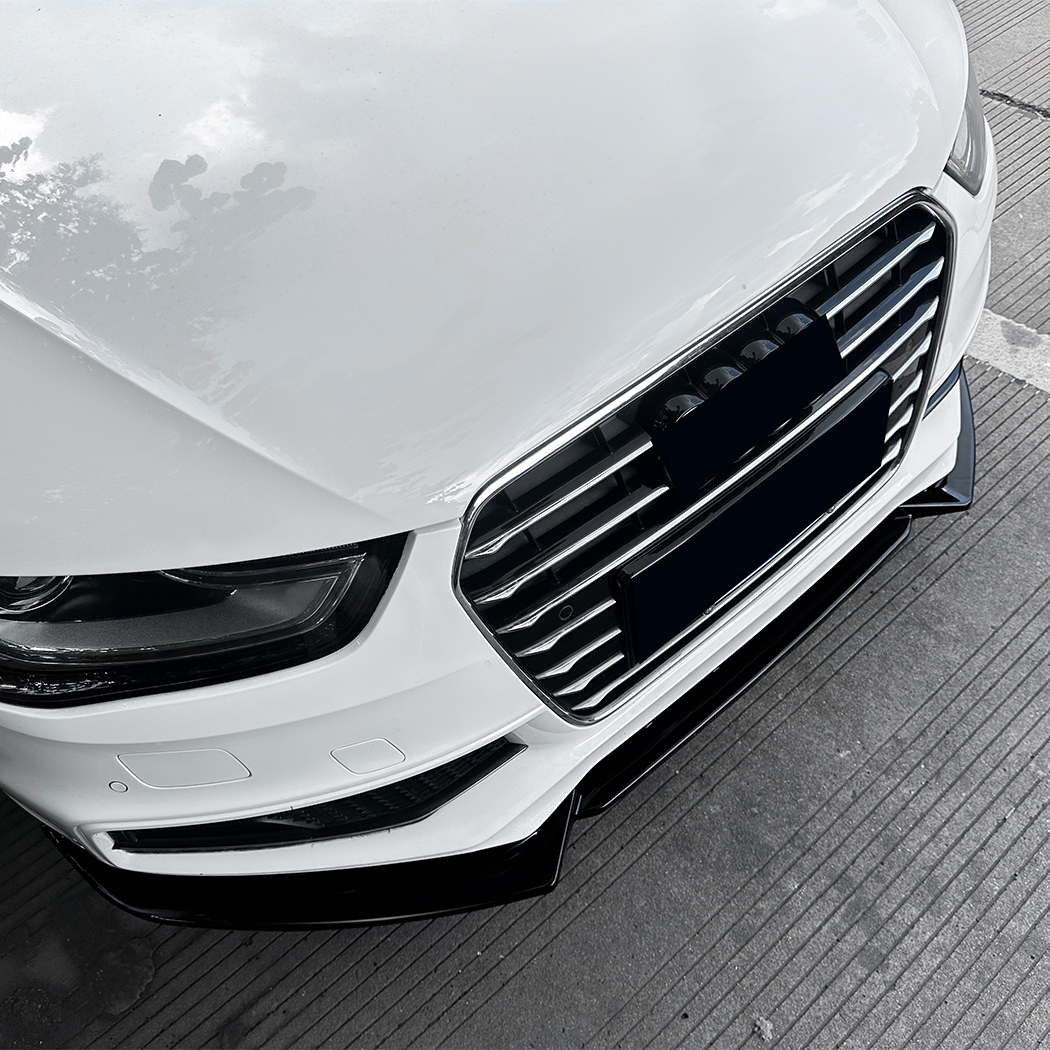 AMP-Z Front Bumper Lip Spiltter For Audi A4 B8.5 A5 8T Facelift Sline 2013-2016