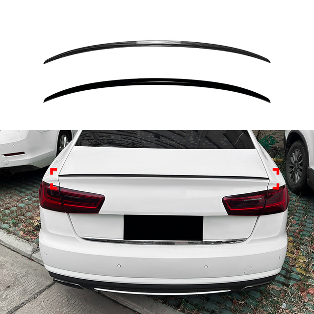 AMP-Z Rear Wing Spoiler For Audi A6 S6 C7 2012-2018