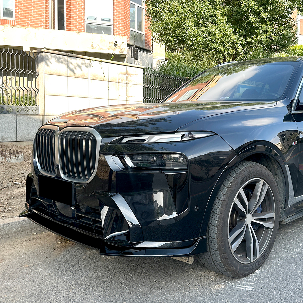 AMP-Z Front Bumper Lip Spiltter For BMW X7 G07 LCI M Sport 2023+