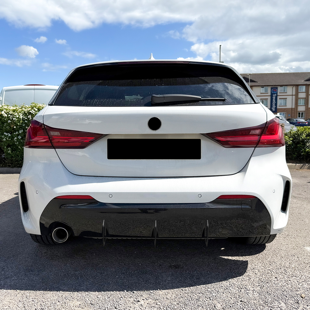 AMP-Z Rear Bumper Spoiler Diffuser Valance Lip For BMW 1 Series F40 M Sport 2019-2024
