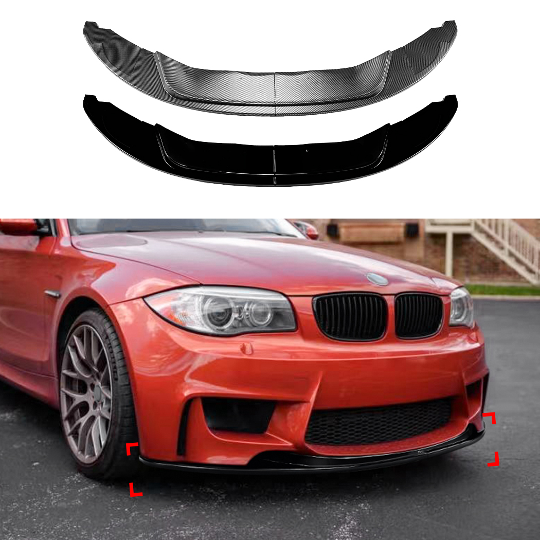 AMP-Z Front Bumper Lip Spiltter For BMW 1 Series E82 1M 2011-2012