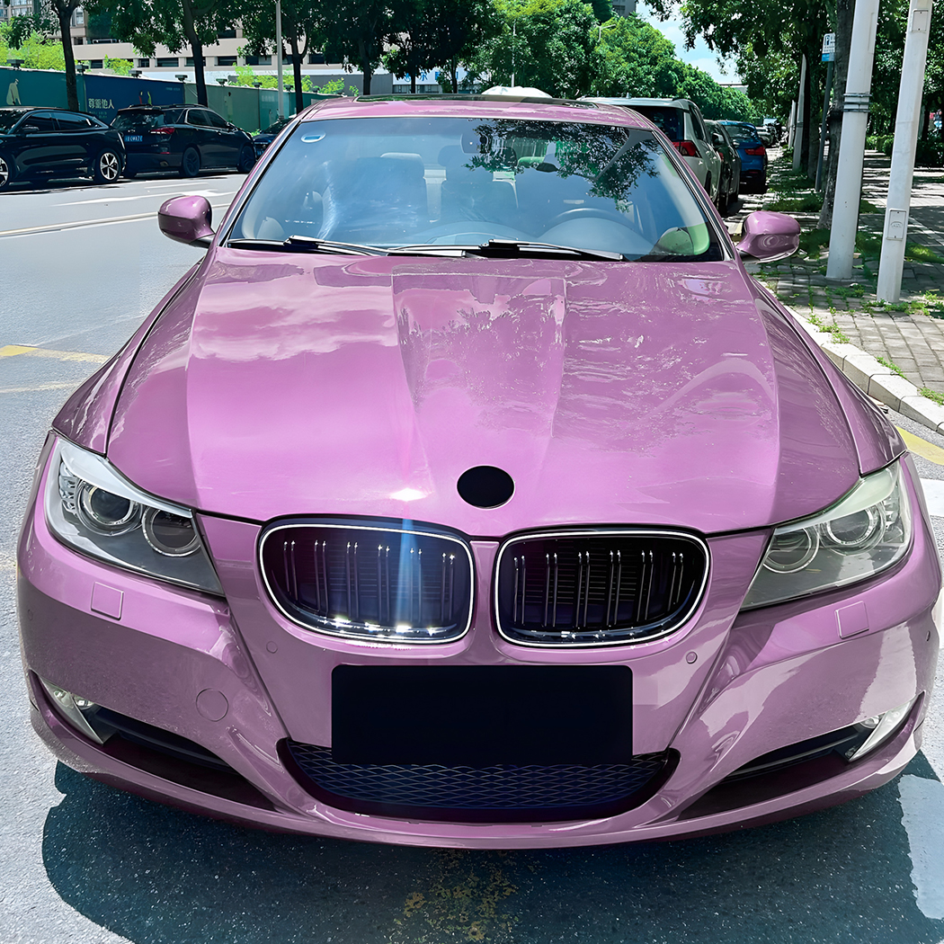 AMP-Z Front Bumper Grille Grill With Lights Black For BMW 3 Series E90 E91 Facelift 2009-2012