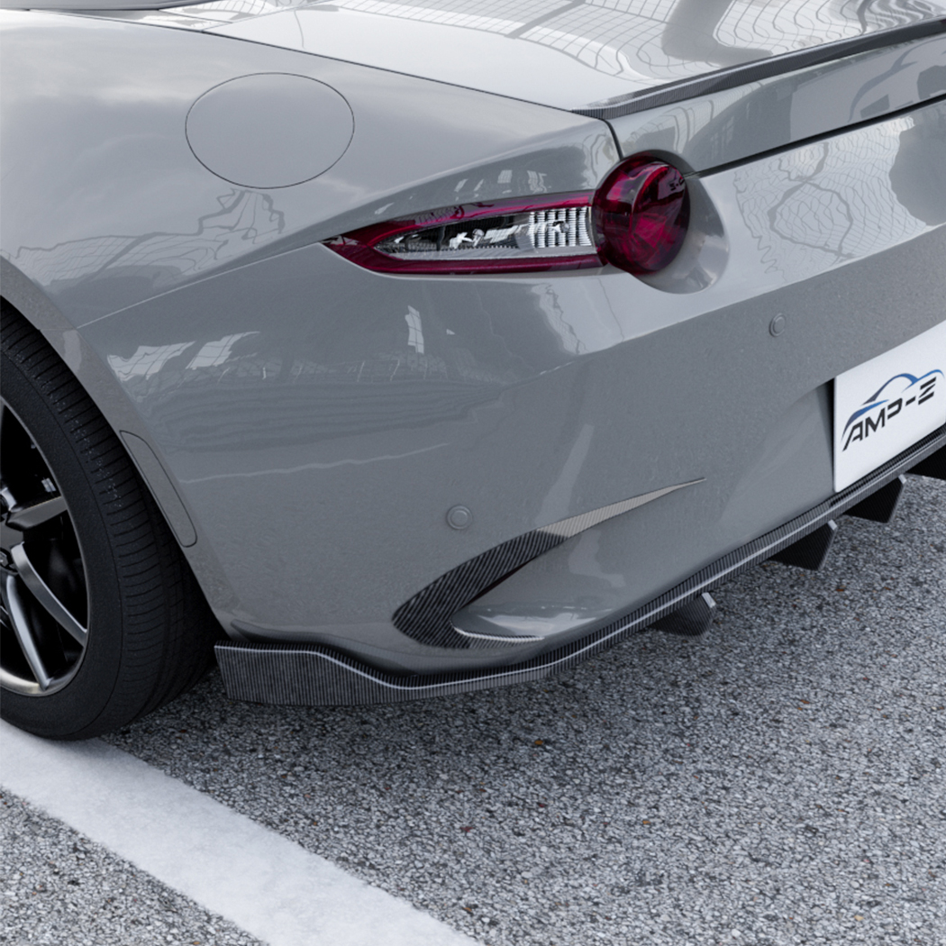 AMP-Z Rear Bumper Fins Spoiler Canards For Mazda MX-5 Miata 2016+