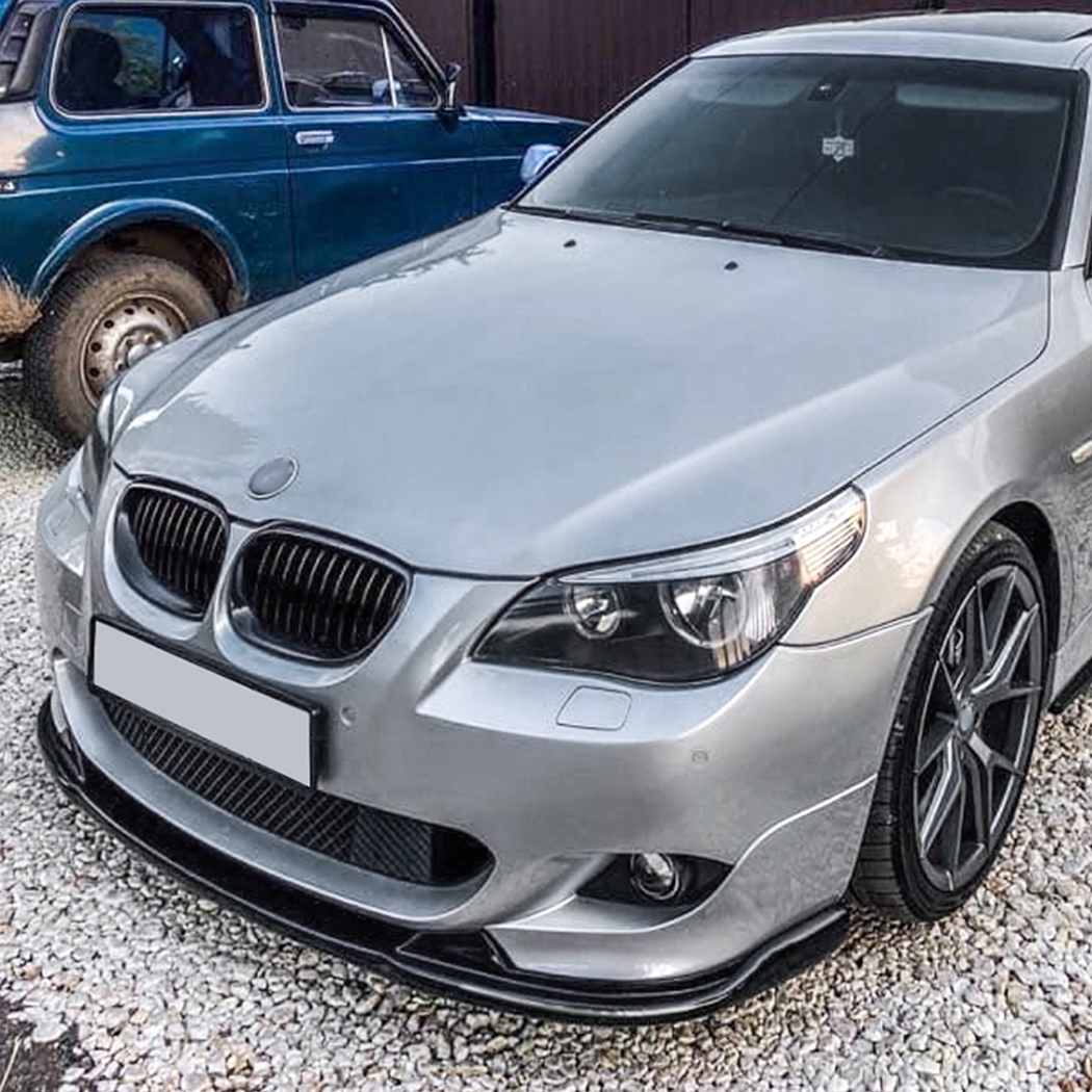 AMP-Z Front Bumper Lip Spiltter For BMW 5 Series E60 E61 MT 2005-2010