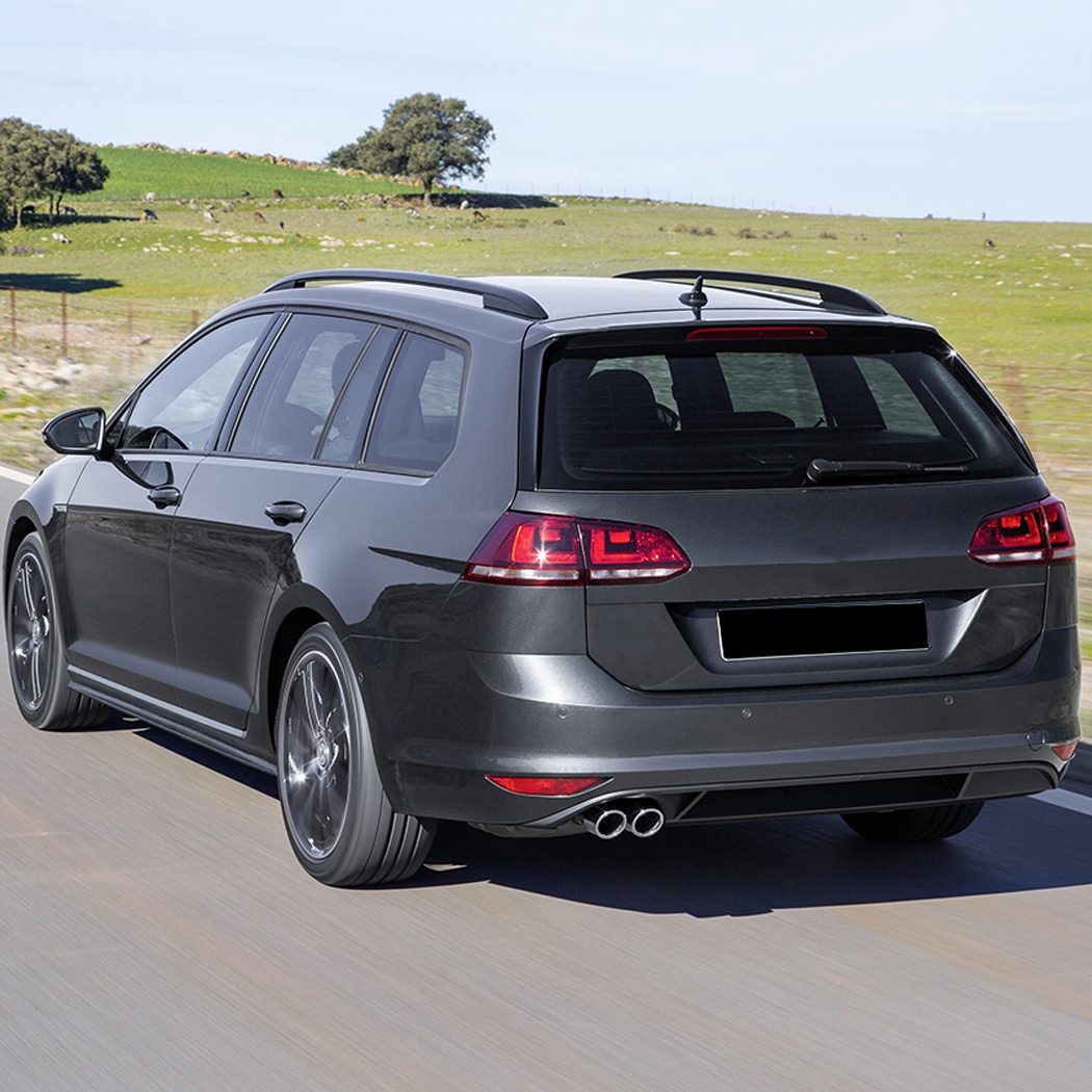 AMP-Z Rear Roof Wing Side Spoiler For VW Volkswagen Golf MK7 7.5 Variant 2013-2019