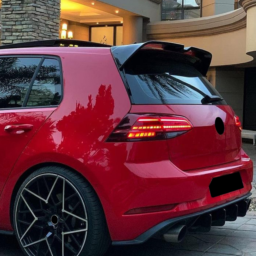 AMP-Z Rear Roof Wing Oettinger Spoiler For VW Volkswagen Golf MK7/7.5 GTI/R 2013-2019