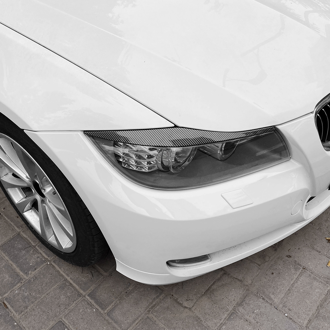 AMP-Z Headlight Eyebrows Eyelids Sticker For BMW 3 Series E90 E91 2005-2012