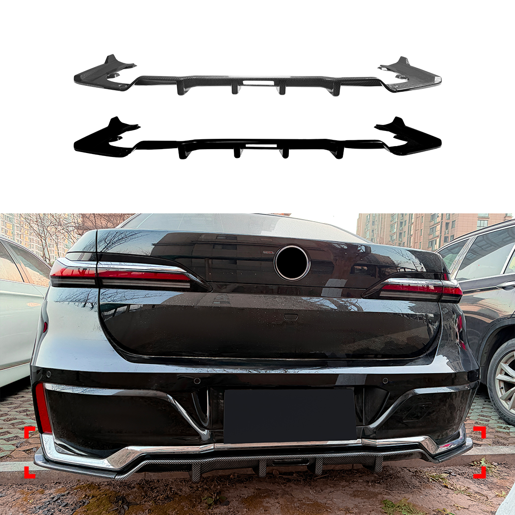 AMP-Z Rear Bumper Spoiler Lip For BMW 7 Series i7 M Sport 2023+