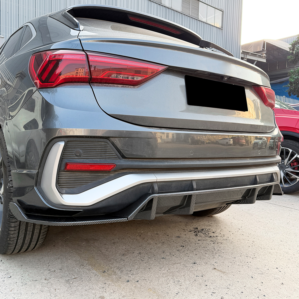 AMP-Z Rear Bumper Spoiler Lip For Audi Q3 F3 Sportback 2019+