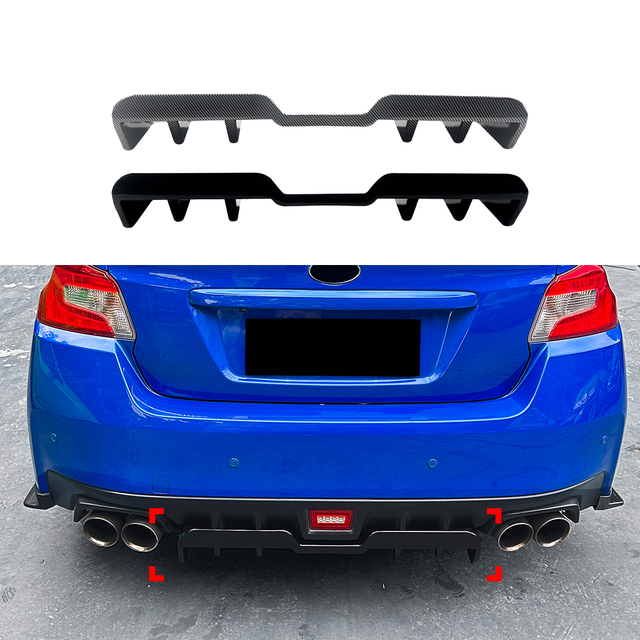 AMP-Z Leat Pumper Spoiler Lip لـ Subary WRX STI VA 2015-2021