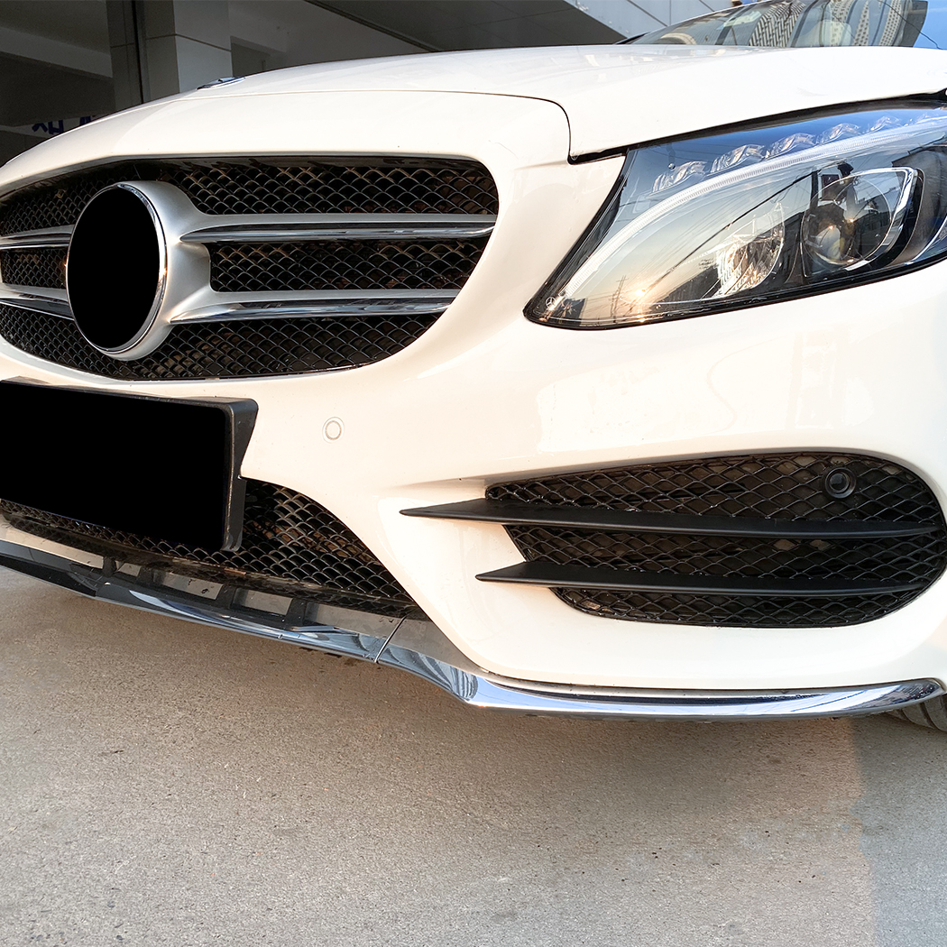 AMP-Z Front Bumper Grille Grill For Mercedes Benz C Class W205 C205 S205 Pre-Facelift AMG-Line 2015-2018