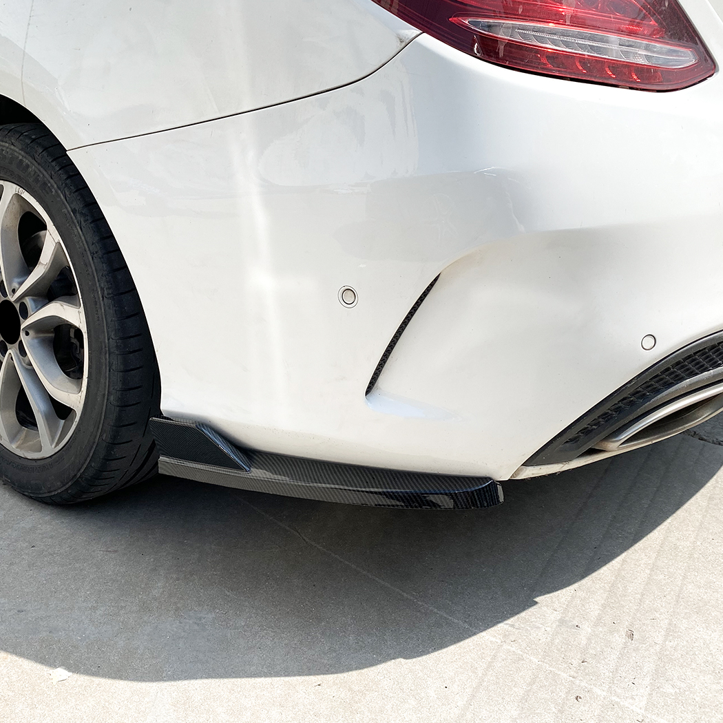 AMP-Z Rear Side Splitter Sticker For Mercedes Benz W205 Sedan 2015-2021