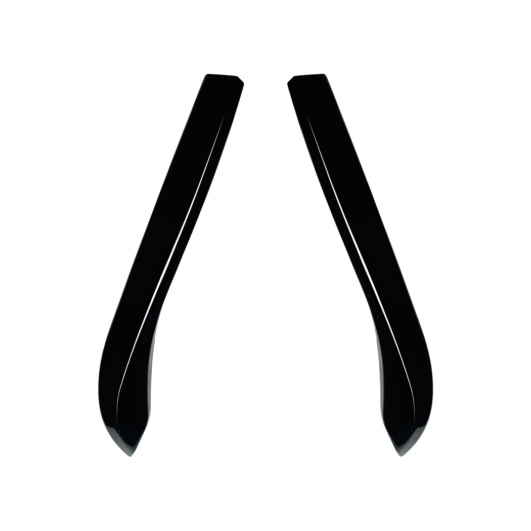 AMP-Z Front Bumper Fins Spoiler Canards For VW Volkswagen Golf MK8 GTI Rline 2020-2024