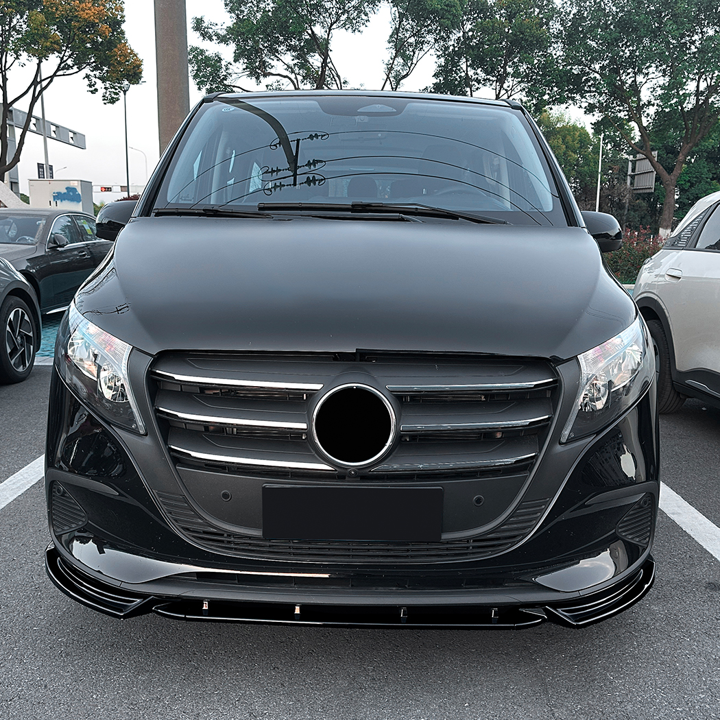 AMP-Z Front Bumper Lip Spiltter For Mercedes Benz Vito W447 2024+