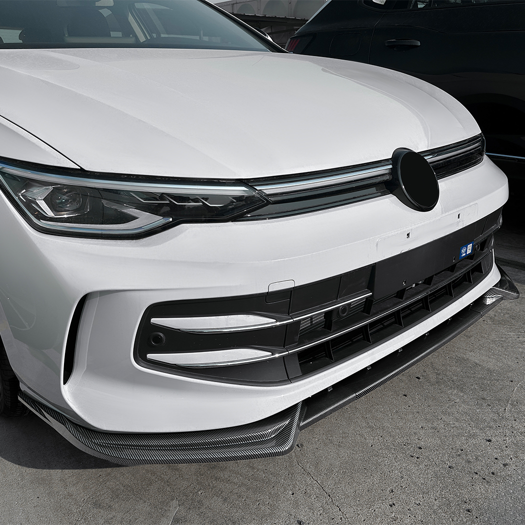 AMP-Z Front Bumper Lip Spiltter For VW Volkswagen Golf MK8 8.5 Standard 2024+