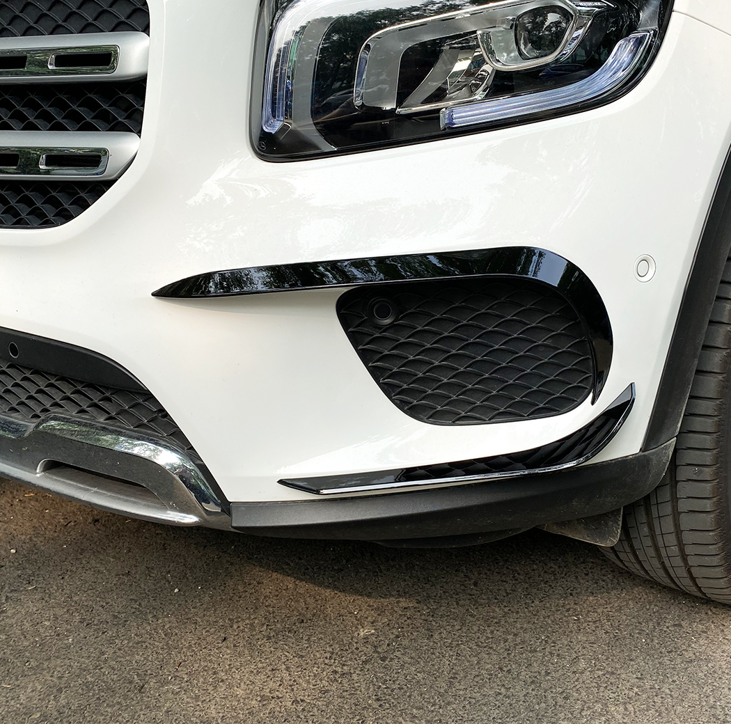 AMP-Z Front Bumper Fins Spoiler Canards For Mercedes Benz GLB Class X247 2019-2023