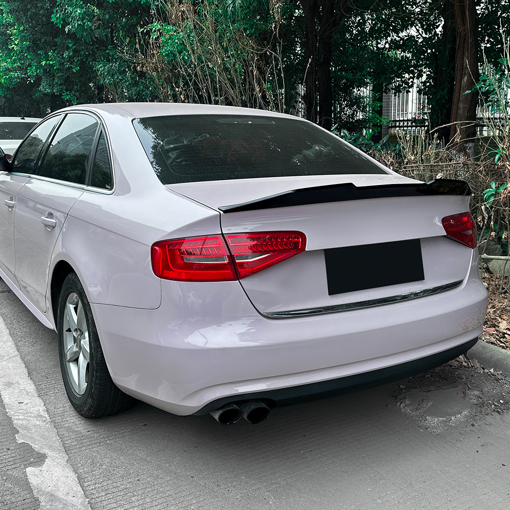 AMP-Z Rear Wing Spoiler PSM Style For Audi A4 B8 2009-2016