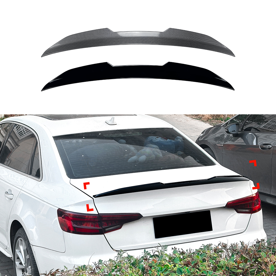 AMP-Z Rear Wing Spoiler PSM Style For Audi A4 B9 2017-2024