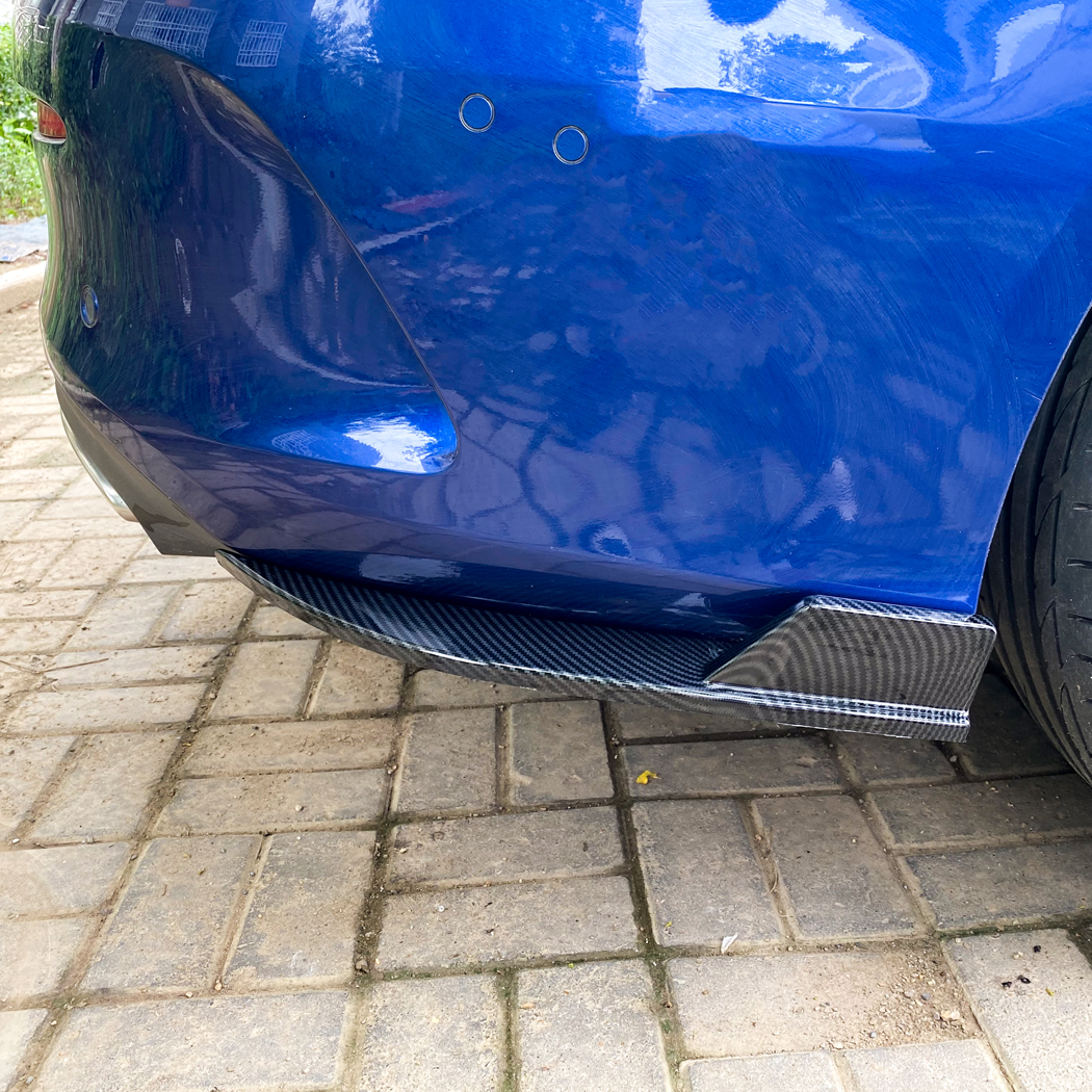 AMP-Z Rear Side Splitter Sticker For Mercedes Benz C Class C Coupe C205 2015-2021