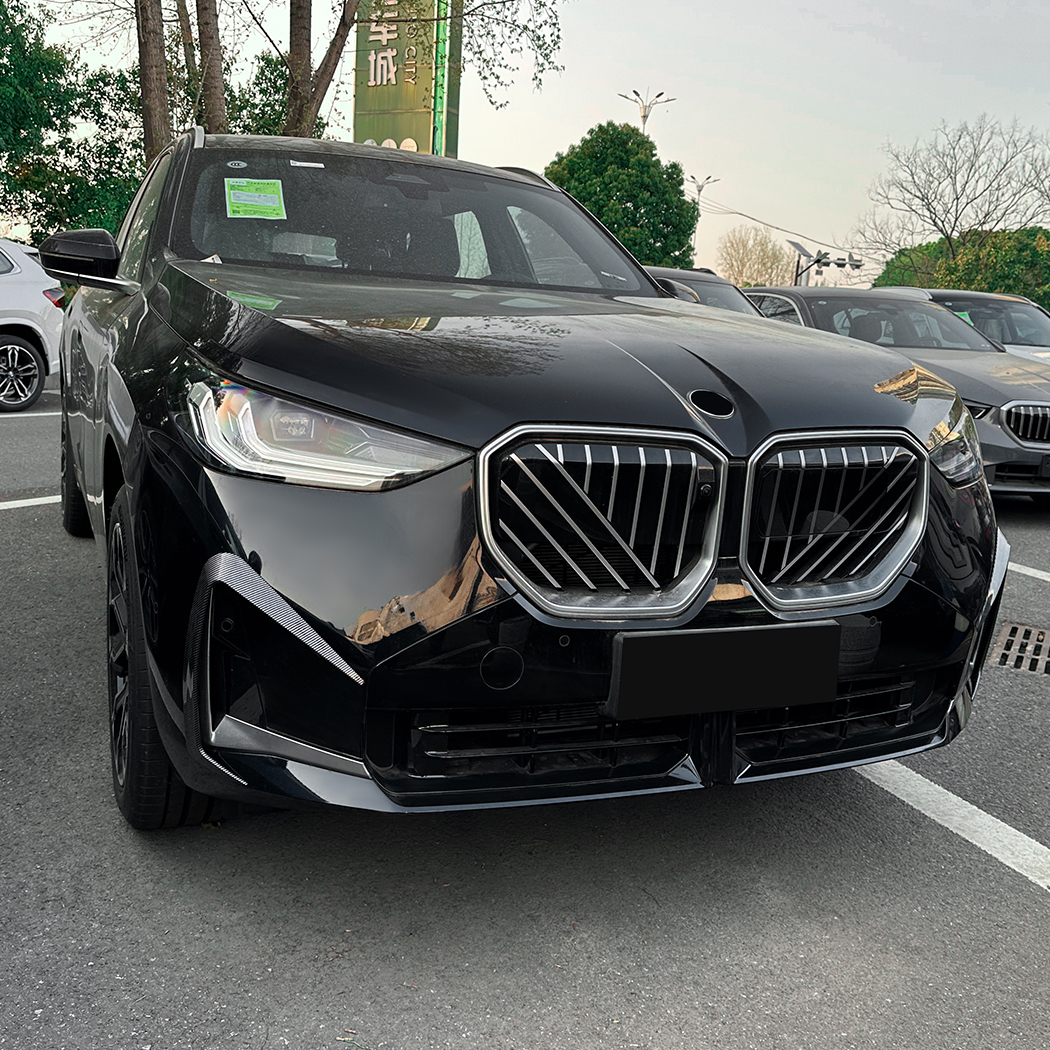 AMP-Z Front Bumper Fins Spoiler Canards For BMW X3 G45 M Sport 2025+