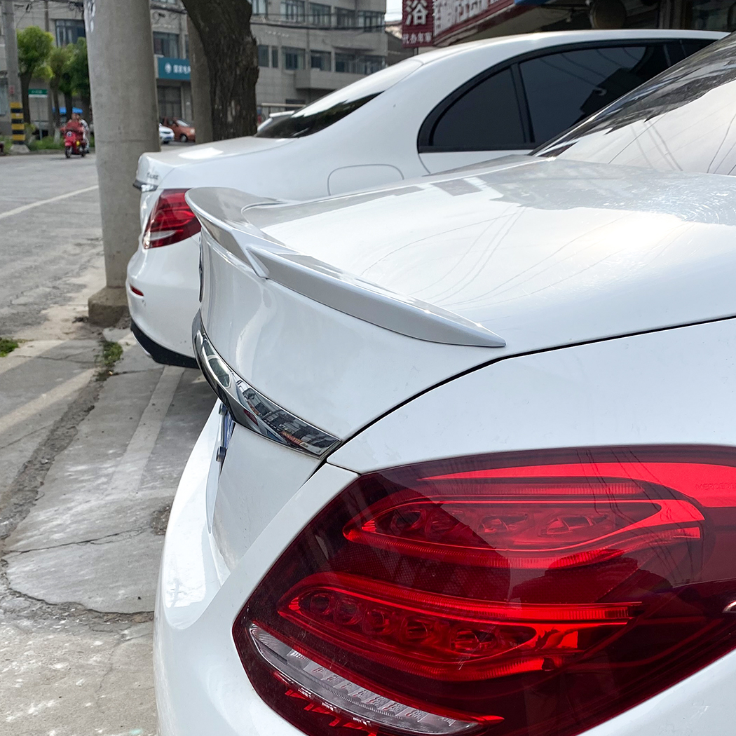 AMP-Z Rear Roof Wing Spoiler For Mercedes Benz C Class W205 4-Doors Sedan 2015-2021