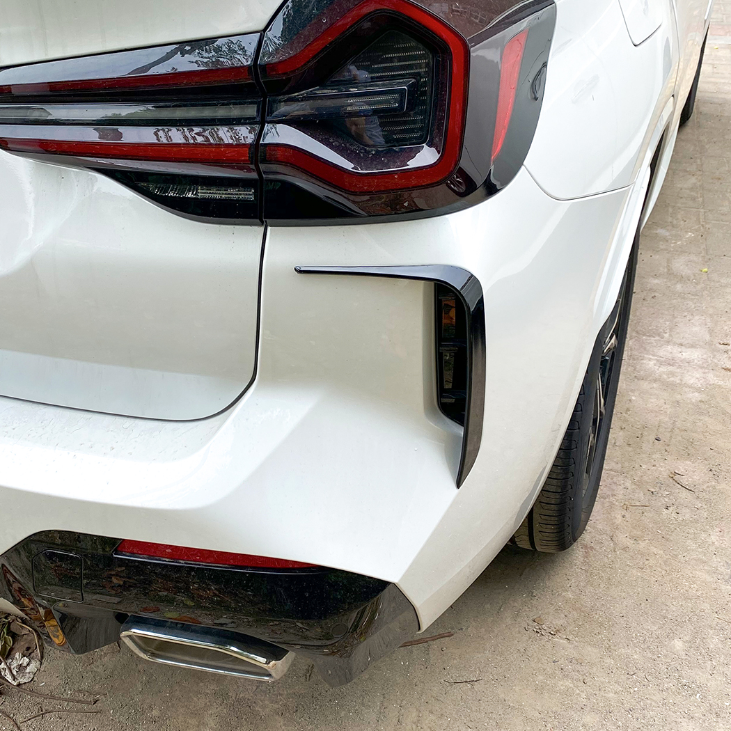 AMP-Z Rear Bumper Fins Spoiler Canards For BMW X3 G01 LCI M Pack 2022+