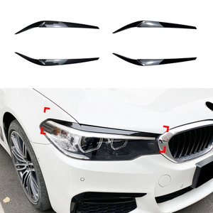 AMP-Z Headlight Eyebrows Eyelids Sticker For BMW 5 Series G30 G31 Pre-Facelift 2017-2020